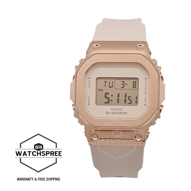 Casio G-Shock Square Design GM-S5600 Lineup for Ladies' Pink Resin Band Watch GMS5600PG-4D GM-S5600PG-4D GM-S5600PG-4