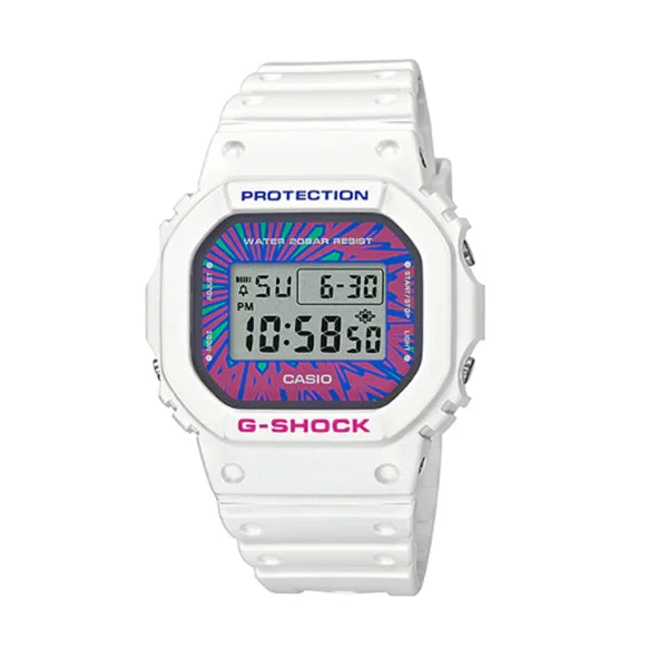 Casio G-Shock DW-5600 Lineup Special Colour Model White Resin Band Watch DW5600DN-7D DW-5600DN-7D DW-5600DN-7