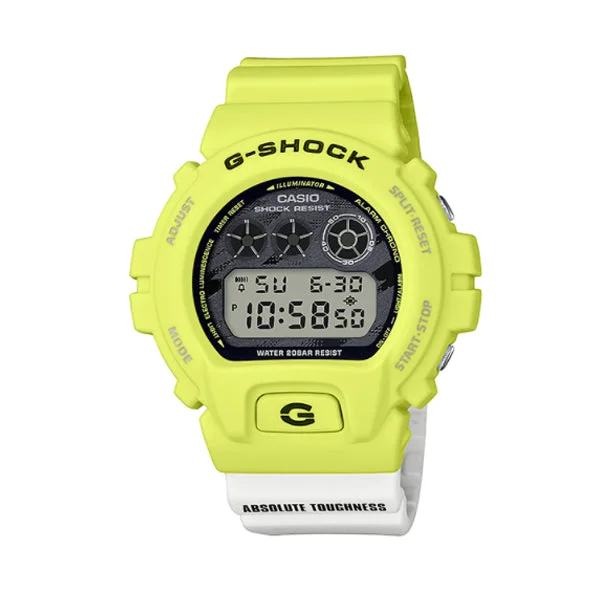 Casio G-Shock DW-6900 Lineup Special Colour Model Two Tone Resin Band Watch DW6900TGA-9D DW-6900TGA-9D DW-6900TGA-9