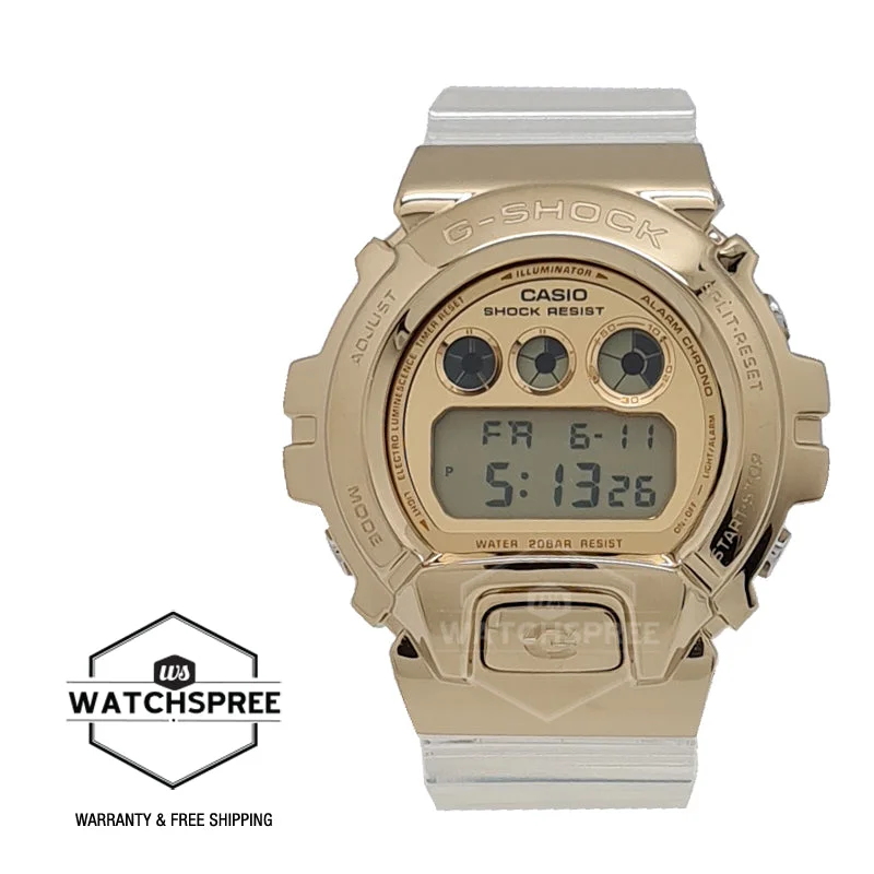 Casio G-Shock Metal Covered GM-6900 Lineup Clear Semi-Transparent Resin Band Watch GM6900SG-9D GM-6900SG-9D GM-6900SG-9