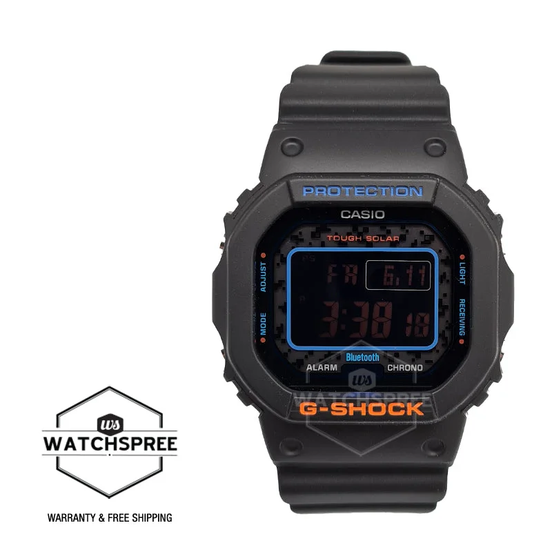 Casio G-Shock City Camouflage Series Tough Solar GW-B5600 Lineup Black Resin Band Watch GWB5600CT-1D GW-B5600CT-1D GW-B5600CT-1