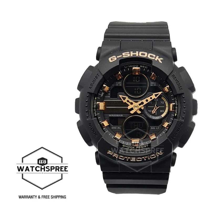 Casio G-Shock for Ladies' GMA-S140 Lineup Black Resin Band Watch GMAS140M-1A GMA-S140M-1A