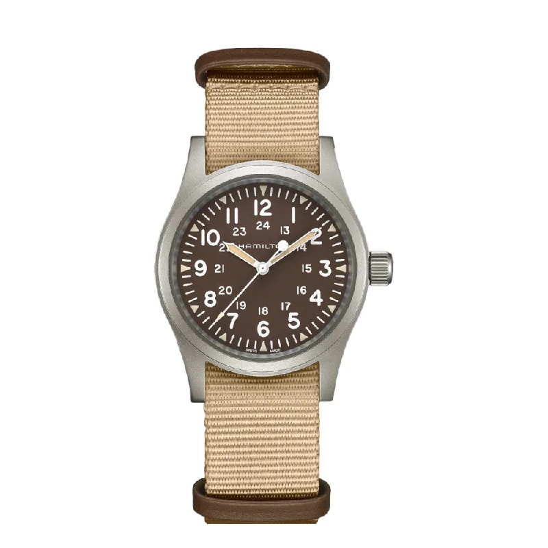 Khaki Field Mechanical Brown Dial