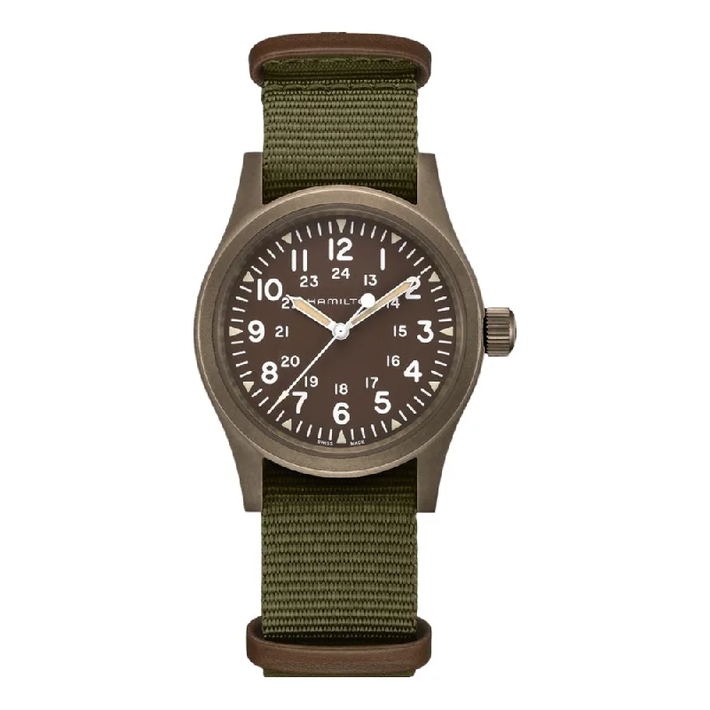 Khaki Field Mechanical Brown PVD Case