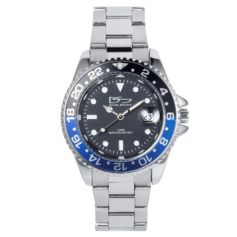 Midnight Blue Steel Men's Watch