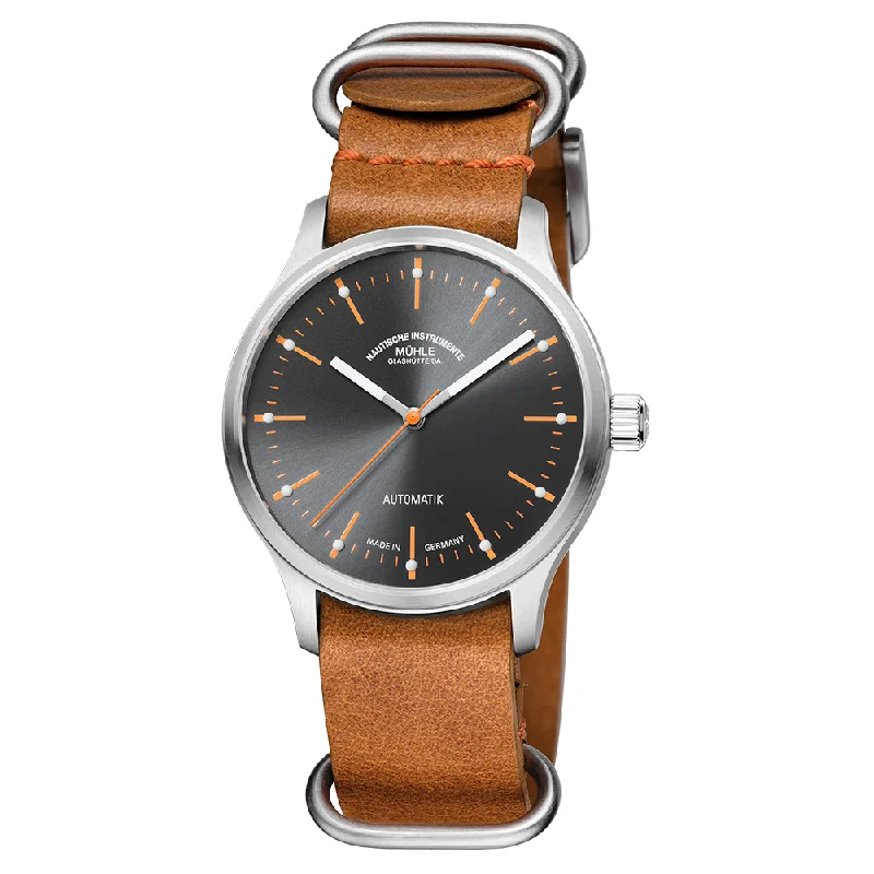 Panova Grau Leather Strap