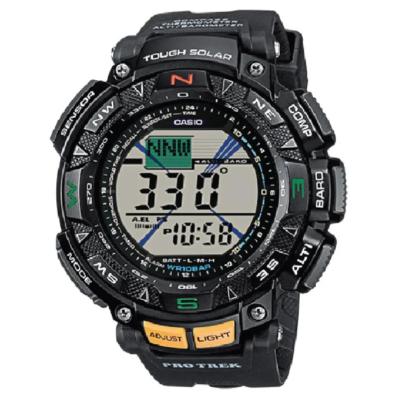 Casio Pro Trek Triple Sensor Dual-Layer LCD Watch PRG240-1D PRG-240-1