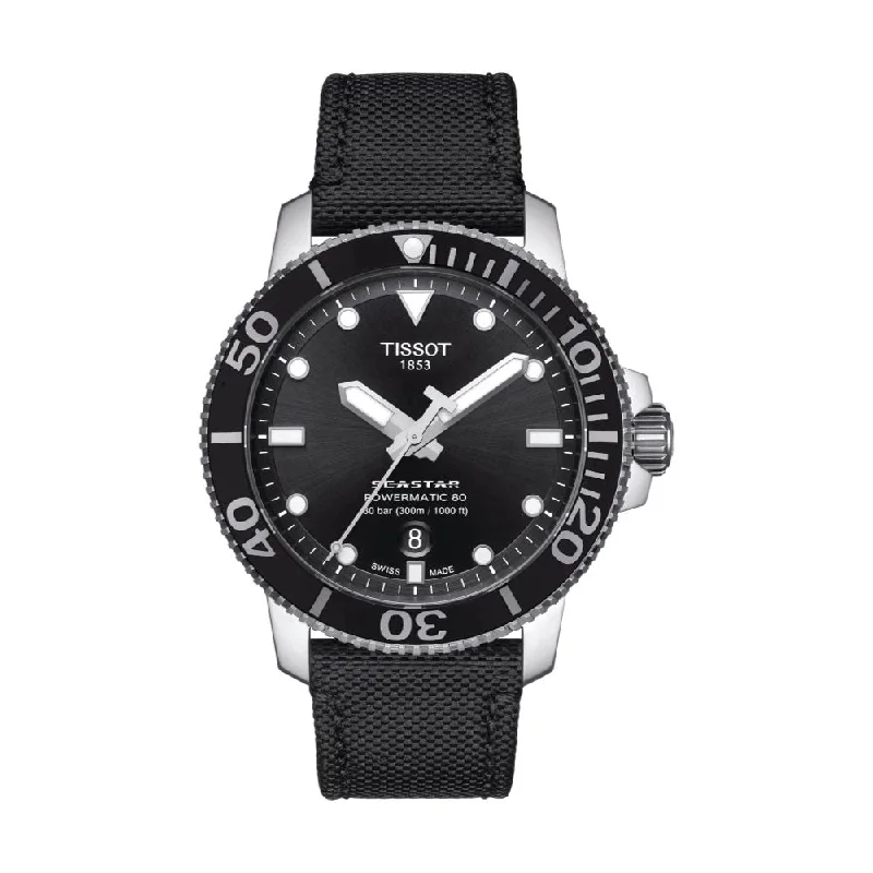 Seastar 1000 Powermatic 80 Black Dial Fabric Strap