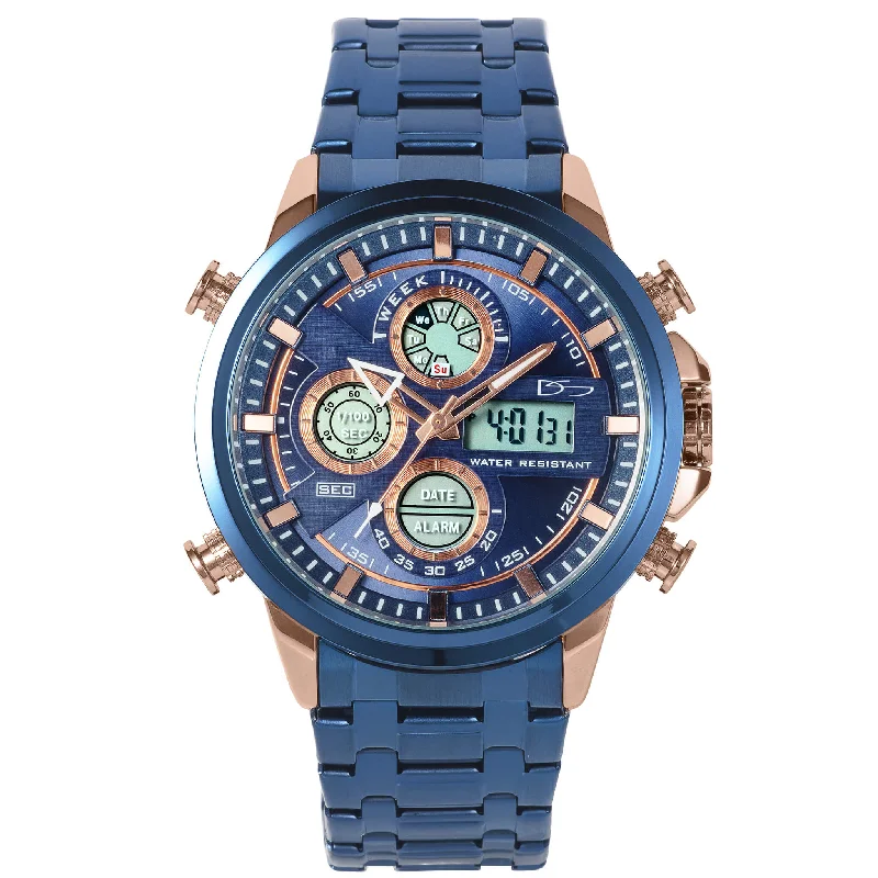 Techmaster Blue Men's Watch