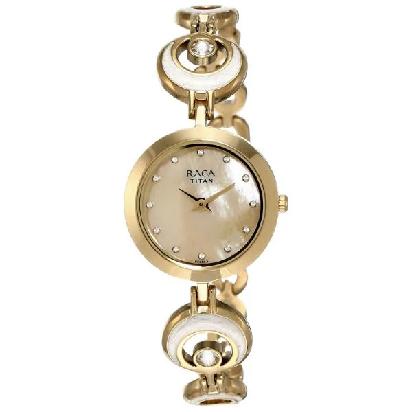 Raga Moonlight Analog Stainless Steel Women